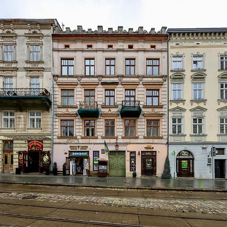 Апартаменти На Площі Ринок 12 ลวีฟ ภายนอก รูปภาพ